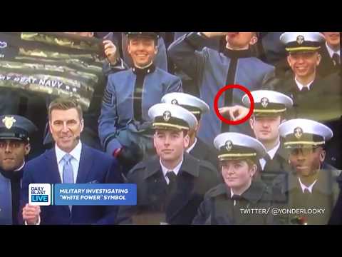 Cadets Seen Giving "White Power" Gesture On TV Broadcast?!