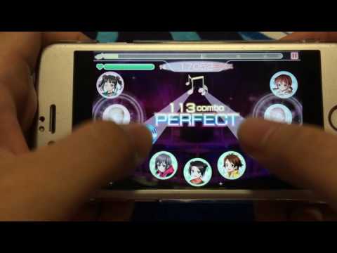 スクフェス「Snow halation」MASTER Nユニフルコン親指手元