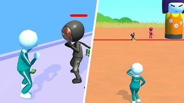 Squid Game: 456 Survival 🦑🦑🦑 All Levels Gameplay Android,ios