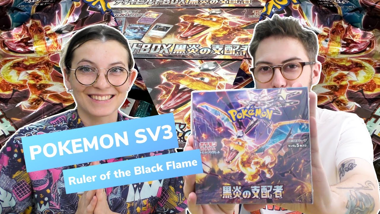X1 Booster POKEMON SV3 - Pokémon Ruler Of The Black Flame Japonais