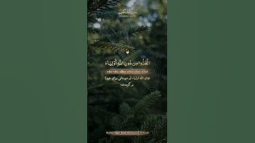 مثل الذین اتخذا من دون الله اولیاء - وشیخ رعد محمد الکردی - سورة العنکبوت آیه ۴۱ Raad Mohammad Kurdi
