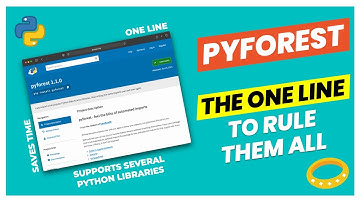 The One Line to Rule Them All (Import Python Libraries with PyForest)