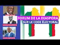 Forum citoyen de la diaspora du bnin sur le code lectoral vot par les dputs de patrice talon
