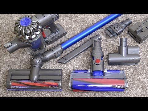 Dyson V6 Fluffy Cordless Vacuum Cleaner Unboxing & First Look