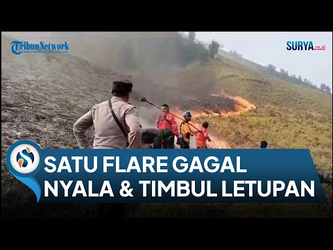 KRONOLOGI Kebakaran Padang Savana Kawasan Bromo, Satu Flare Gagal Nyala dan Timbul Letupan