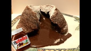 Nutella molten lava cake recipe