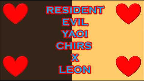 resident evil yaoi chris x leon