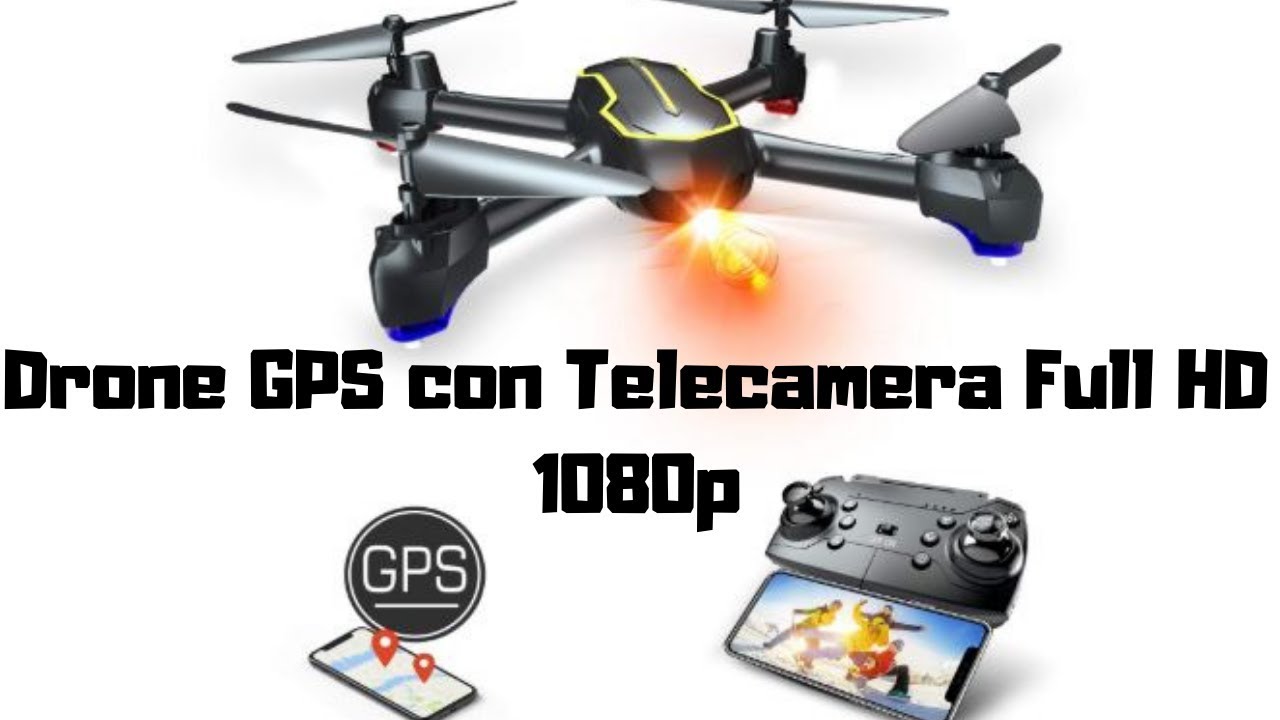 Recensione Drone Asbww ECONOMICO con GPS e Videocamera Full HD - AMAZON  BEST BUY - YouTube