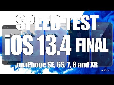 Speed Test iOS 13.4 Final. How fast is it compared to iOS 13.3.1?