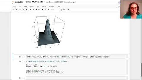 Aula 4b - Visualização em R e Python  - Distribuição normal multivariada
