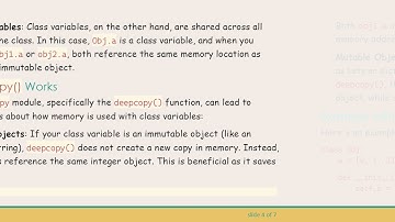 Understanding deepcopy() and Static Variables in Python: Memory Insights