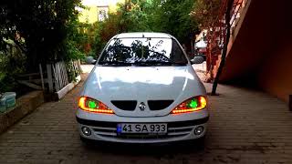 Kristal Kayar Led Şeytan Göz Megane1