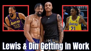 Lakers Spencer Dinwiddie \& Maxwell Lewis Getting In Work!