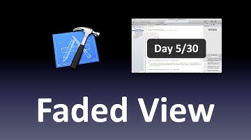 [Xcode] Faded View