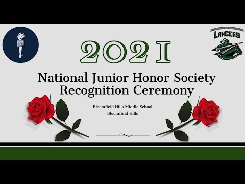 Bloomfield Hills Middle School: National Junior Honors Society 2021