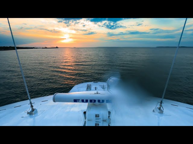 Jet Express to Put-in-Bay at Sunset 
