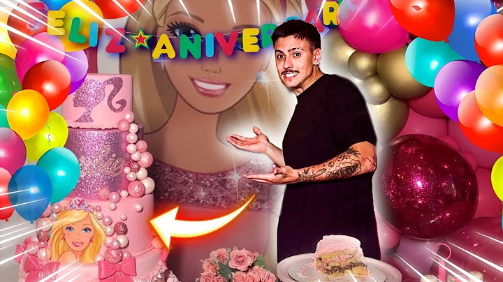FIZ UMA FESTA SURPRESA, DA BARBIE PRO NIVER DO MEU MELHOR AMIGO!!!