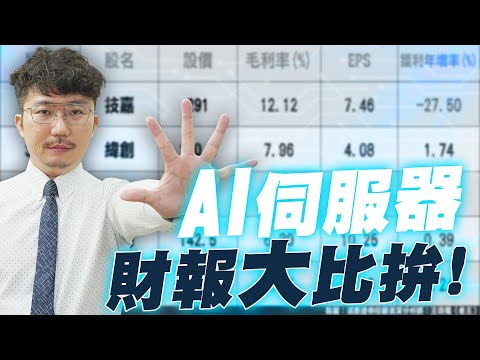 鴻海、廣達股價還是低估？AI伺服器財報大比拚！2024/03/22【老王不只三分鐘】