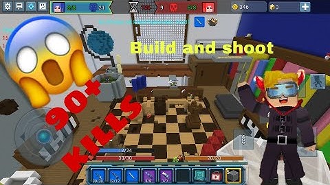 My Team do 90+Kills l BUILD AND SHOOT BLOCKMAN GO GAMEPLAY