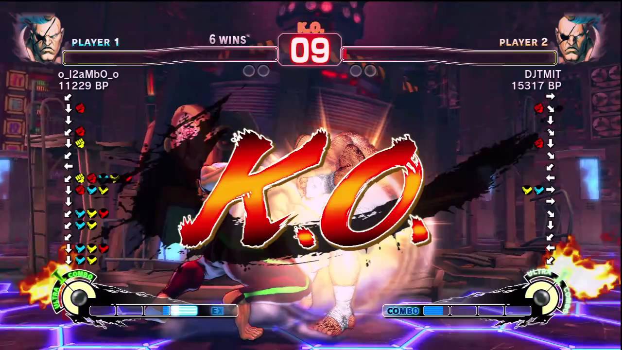 SSF4 -  o_l2aMbO_o(SAGAT) vs DJTMIT(SAGAT)