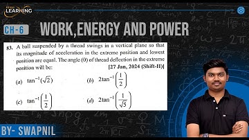 A ball suspended by a thread swings in a vertical plane so that its magnitude of acceleration