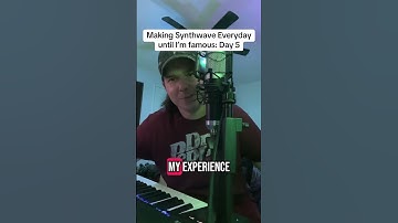 Making Synthwave Everyday until I’m famous: Day 5 #synthwave #retrowave #indiedance