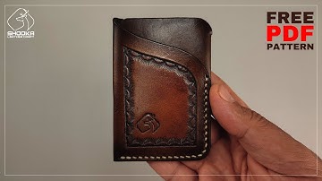 Making a Super Minimalist Wallet - Cardholder - Leather Craft