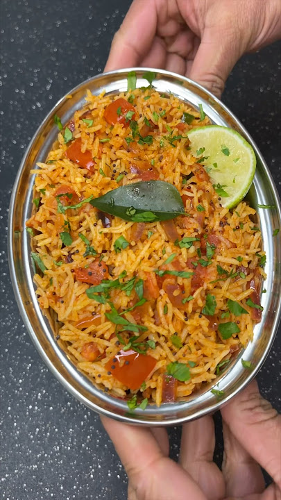 Quick Masala Rice - Tiffin Recipe | Masala Rice Recipe Shorts | Rice recipe by Nirav