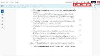 Office 2021 Integrated Applications - Project 3 PowerPoint, Word, Excel(Mac Supported) | Top’t Corn