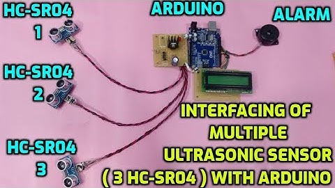 Interfacing of Multiple Ultrasonic Sensors (3 HC-SR04 ) With Arduino
