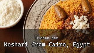 Hidden gem: Koshari from Cairo, Egypt #Shorts
