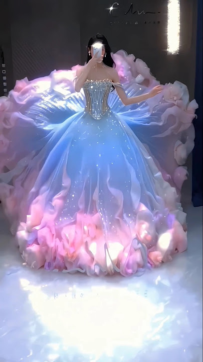 wow sparkling dress #sakura #magic5 #angel #beautiful #bride