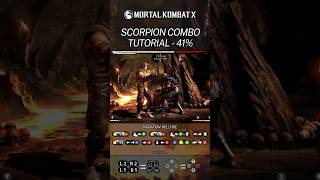Scorpion Combo Tutorial MKX - 41% 🔥