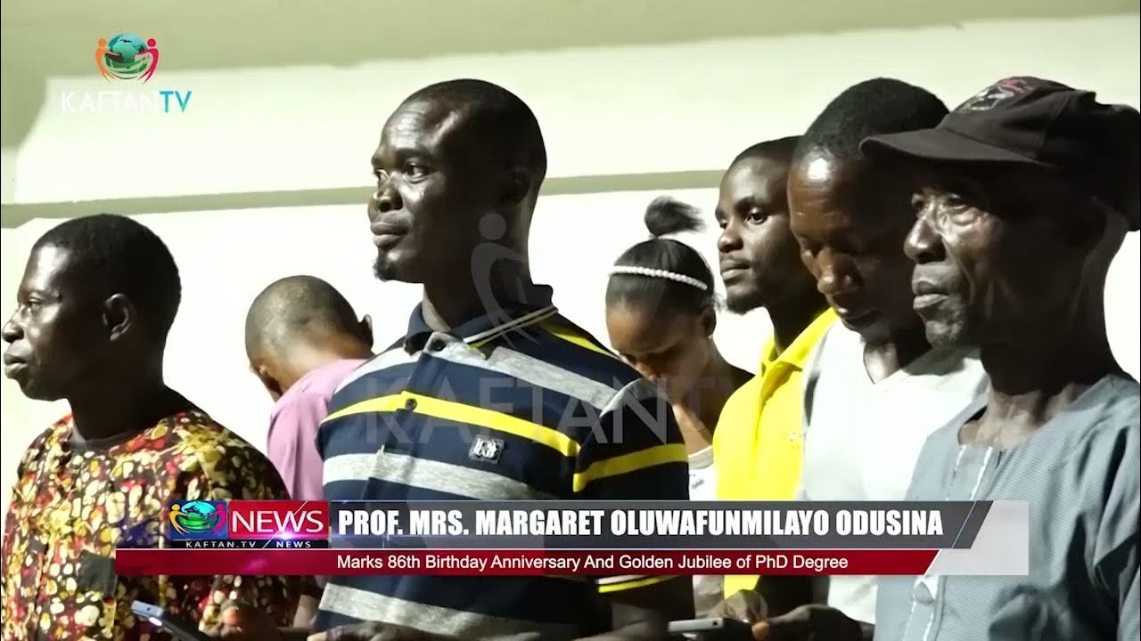 NEWS : PROF MRS  MARGARET OLUWAFUNMILAYO ODUSINA