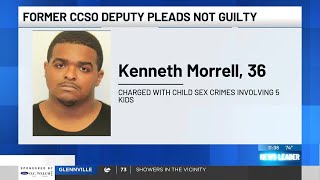 Former CCSO deputy charged with child sex crimes, pleads not-guilty in court, requests jury trial