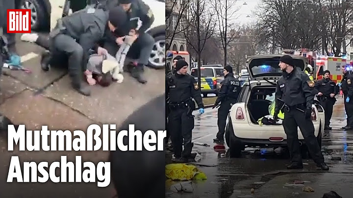 MÜNCHEN: Autofahrer nach Crash in Demo festgenommen