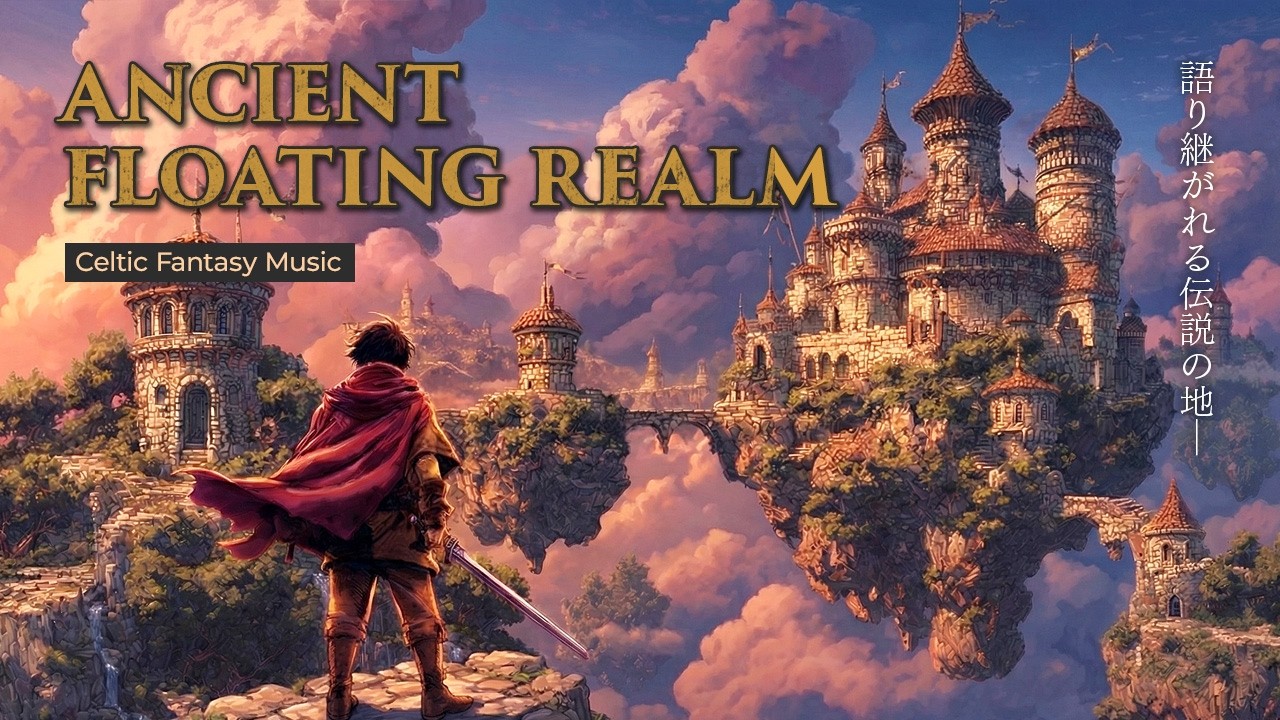 【ケルト音楽】伝説の浮遊城へ没入｜語り継がれる伝説の地へ【作業用BGM・勉強・読書・集中・RPG】2H