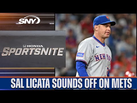 Sal Licata sounds off following Mets' 1-0 loss to the Phillies | SportsNite
