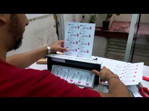 Video: Cómo Cortar Tarjetas De Visita