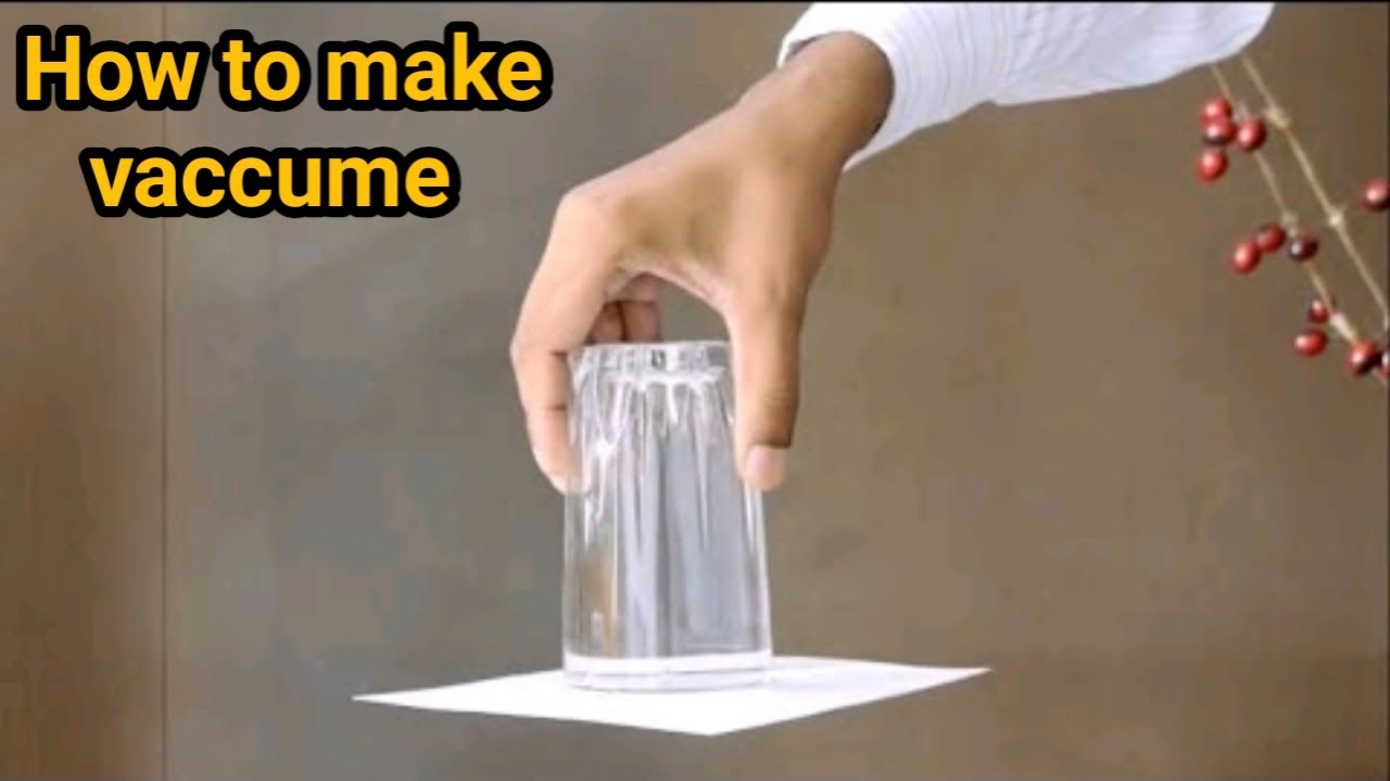 Опыт бумага стакан вода