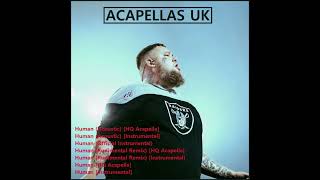 Rag'n'Bone Man - Human [Acapellas & Instrumentals] [FREE] (Read Description)