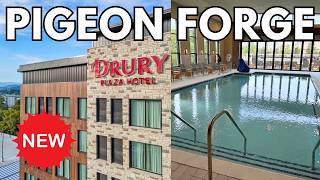 NEW Drury Plaza Hotel Pigeon Forge FULL TOUR | FREE Food, Pool, Rooms & More! screenshot 4