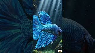 A living canvas of nature. The regal form of the Halfmoon Betta! ✨🐠 #bettafish #sea #naturebeuty