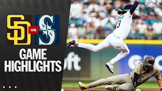 Padres Vs. Mariners Game Highlights 82625 Mlb Highlights