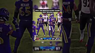 Bengals Have 99 Ovr Offense and a 60 Ovr Defense ☠️😭 #nfl #shorts
