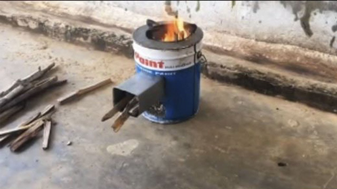 How to build fire stove by using barrels Using recycled barrels for