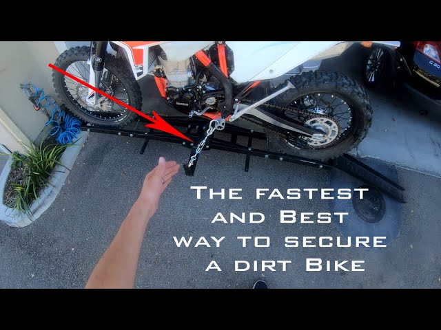 Tie Down Brace Motorcycle Dirt Bike Fork Saver Wheel Support
