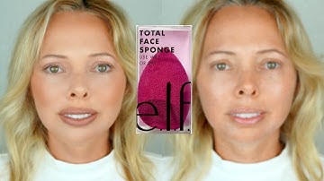 ELF Total Total Face Sponge Review + Demo