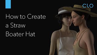 How to Create a Straw Boater Hat