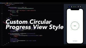 Create Custom Circular Progress View Style | 1minSwiftUI